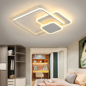 RoundGlow – Elegant LED Flush Mount Ceiling Light for a Sophisticated Bedroom