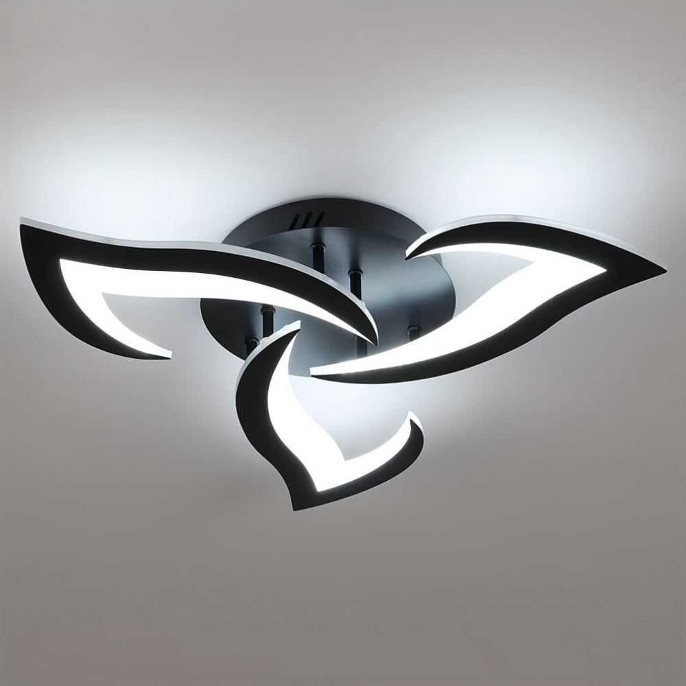 Florentia - Modern LED Ceiling Light with Floral Design