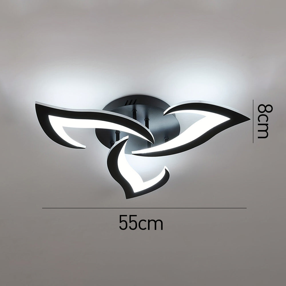 Florentia - Modern LED Ceiling Light with Floral Design