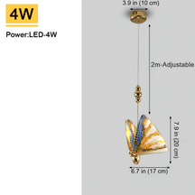 ButterflyGlow – Elegant Pendant Light with Artistic Butterfly Design and LED Illumination