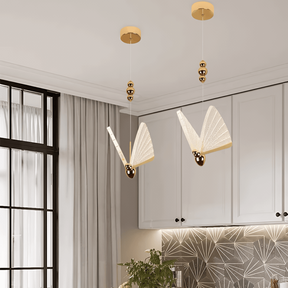 ButterflyGlow – Elegant Pendant Light with Artistic Butterfly Design and LED Illumination