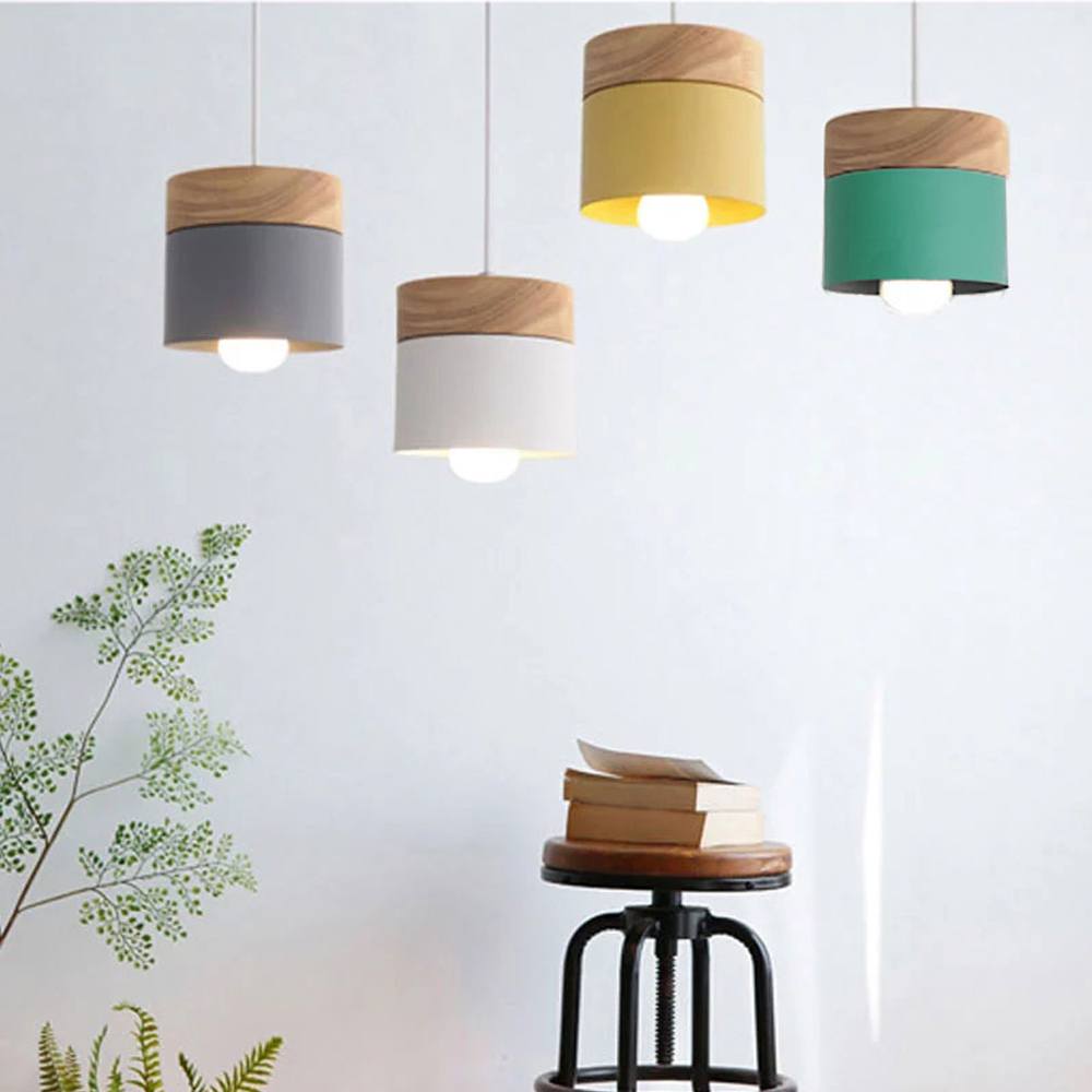 Robinson – Playful and Stylish Wood & Metal Pendant Light