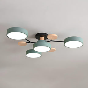 GlowNest - Modern Multi-Arm LED Ceiling Light, Contemporary Statement Piece