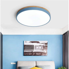 LumiBeam – Modern Wooden Ceiling Light for Warm Ambient Glow