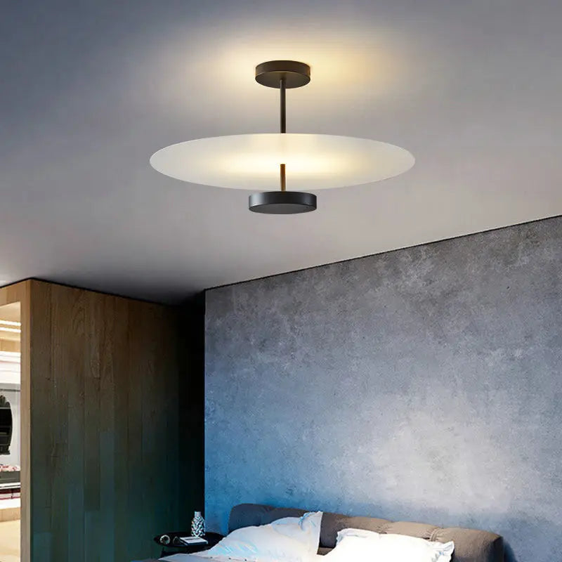 DiscGlow – Modern Ceiling Light with Minimalist Design and Integrated LED Illumination