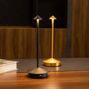 LumiGlow - Stylish dining table lamp with touch control and rechargeable design