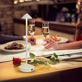 LumiGlow - Stylish dining table lamp with touch control and rechargeable design