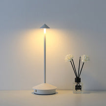 LumiGlow - Stylish dining table lamp with touch control and rechargeable design