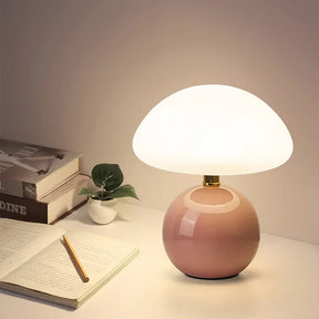 GloCap - Stylish mushroom-shaped lamp that emits a soft, elegant glow