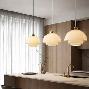 ModiGlow - Mid Century Pendant Light with Sleek Globe Shade for Elegant Interior Spaces