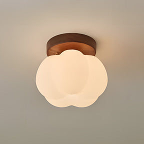 PumpkinGlow – Playful and Modern Flush Ceiling Lamp for Any Room