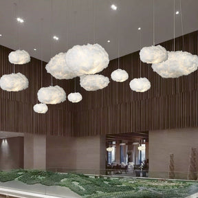 CloudGlow - Dreamy Cloud Inspired Hanging Light with Gentle  Diffused Lighting