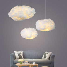 CloudGlow - Dreamy Cloud Inspired Hanging Light with Gentle  Diffused Lighting