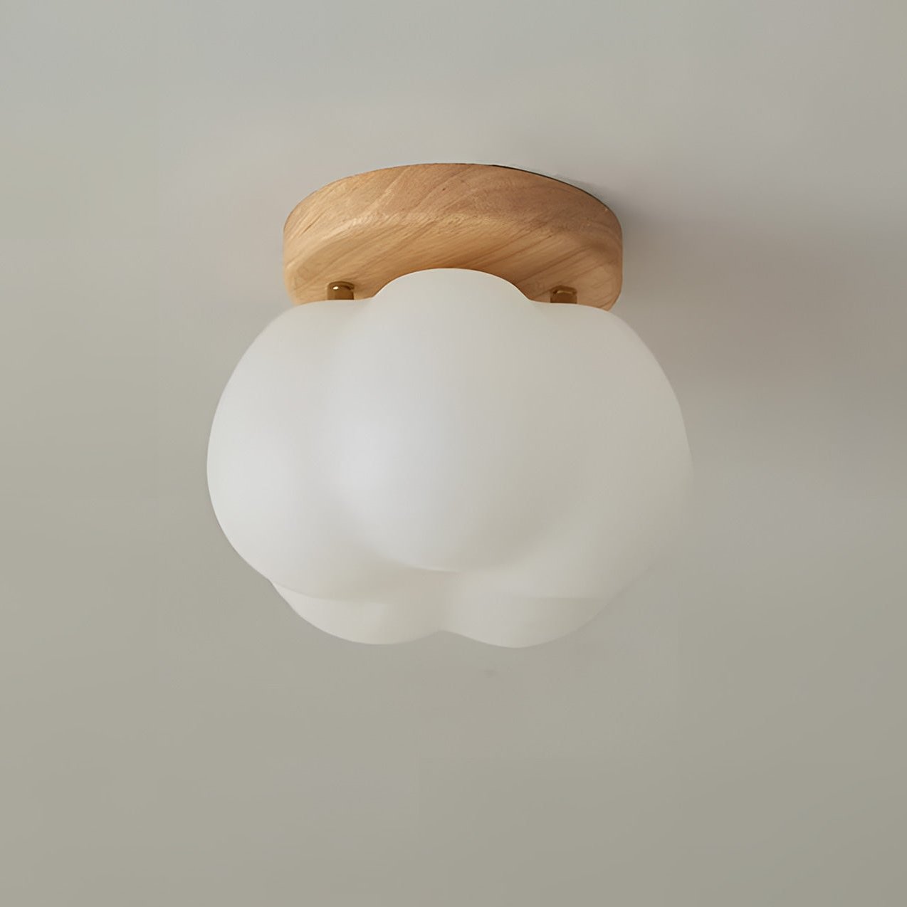 PumpkinGlow – Playful and Modern Flush Ceiling Lamp for Any Room