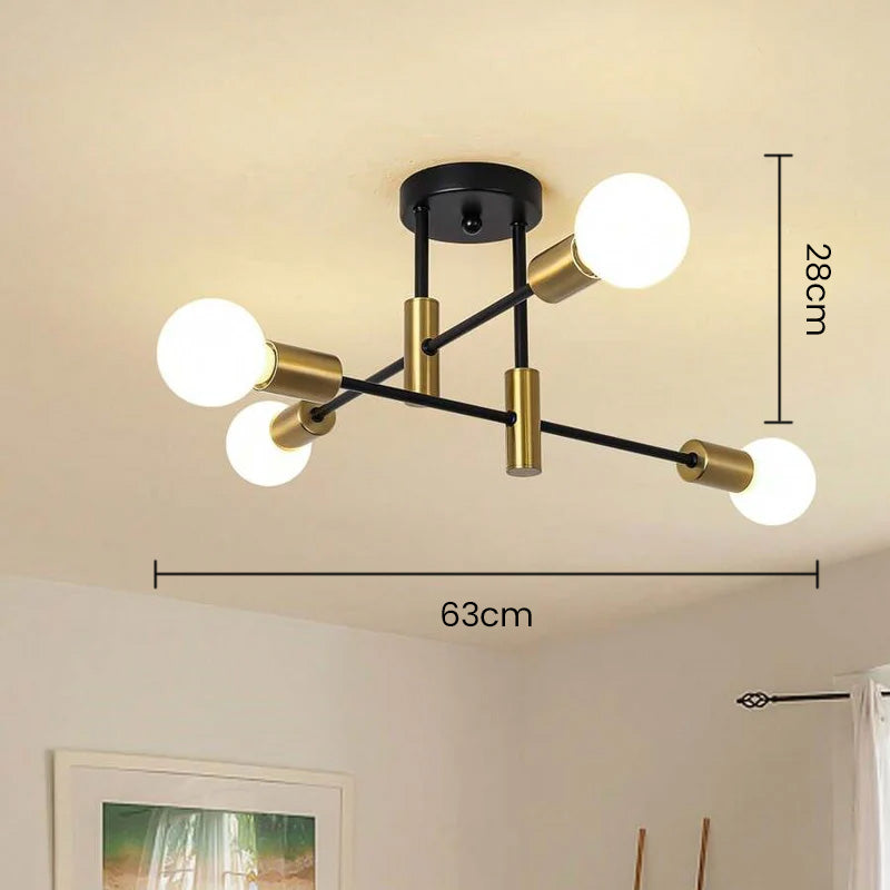 ScandiGlow - Sleek Scandinavian Ceiling Light for Modern Interiors