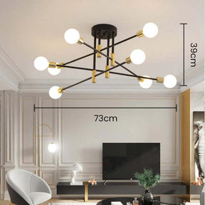 ScandiGlow - Sleek Scandinavian Ceiling Light for Modern Interiors