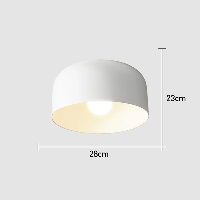 LumiGlide - Modern Flush Mount Ceiling Light for Stylish Interior Lighting