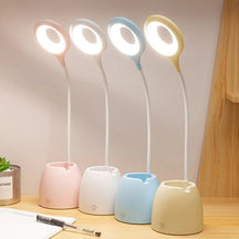 GlowBuddies – Adorable Table Lamp with Pencil Holder for Kids' Study Desk