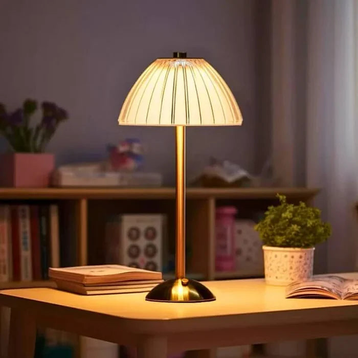 LumiGlow – Stylish Cordless Table Lamp with Elegant Crystal Design