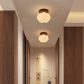 PumpkinGlow – Playful and Modern Flush Ceiling Lamp for Any Room