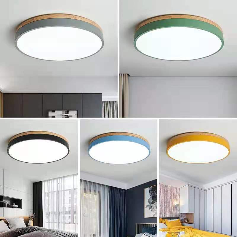 LumiBeam – Modern Wooden Ceiling Light for Warm Ambient Glow