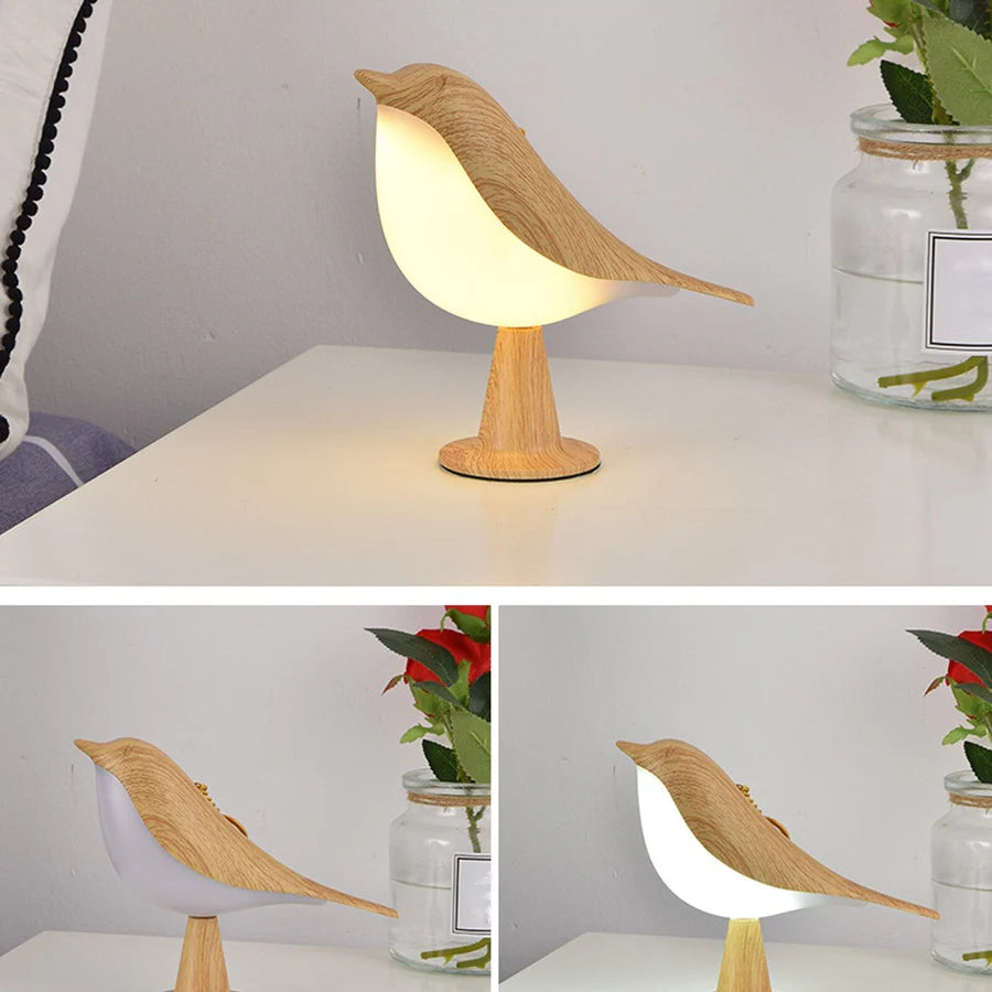 LumiBird - Elegant bird-shaped lamp with soft and soothing illumination