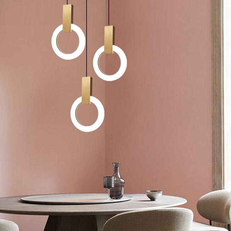 NordicGlow – Elegant and Modern Ring LED Pendant Light for Any Room