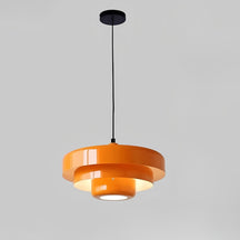 GlowVista - Slim glass ceiling lamp for stylish decor