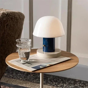 MushGlow - Stylish mushroom table lamp with whimsical design and soft lighting