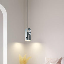 GeoGlow – Modern Pendant Light Fixture for Stylish Bedroom Illumination