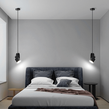 GeoGlow – Modern Pendant Light Fixture for Stylish Bedroom Illumination