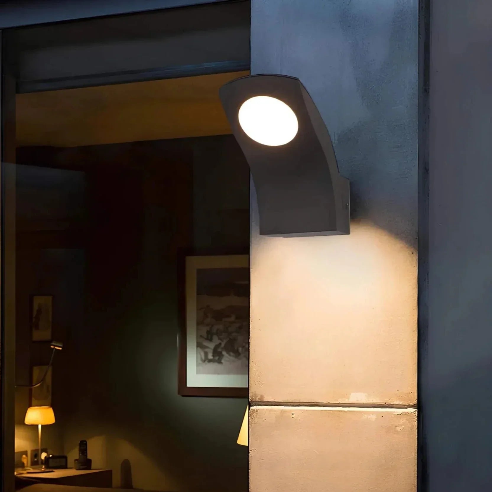 LumiSphere – Modern Cylindrical LED Wall Light for Outdoor Sophistication