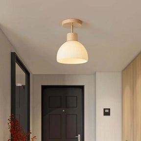 GlowVane – Energy-Efficient Ceiling Light with Natural Charm