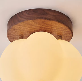 PumpkinGlow – Playful and Modern Flush Ceiling Lamp for Any Room