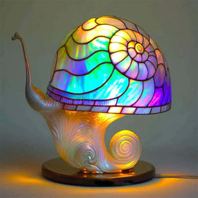 LumiAura - Magical Stained Glass Lamp for a Relaxing Atmosphere