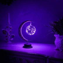 MoonAura - Dreamy moon lamp with soft glow and celestial charm