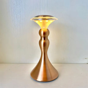 LumiHour - Vintage hourglass table lamp with touch control and adjustable brightness