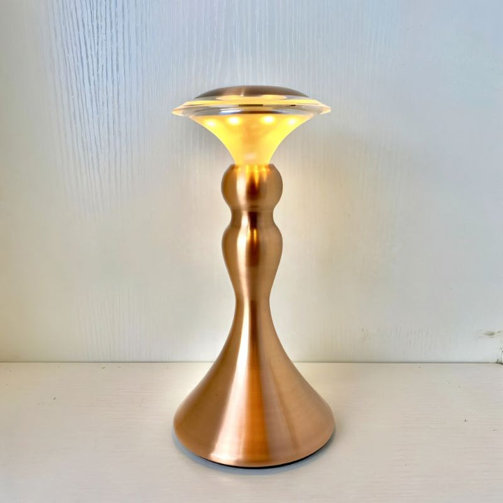 LumiHour - Vintage hourglass table lamp with touch control and adjustable brightness