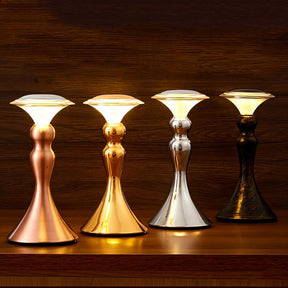 LumiHour - Vintage hourglass table lamp with touch control and adjustable brightness