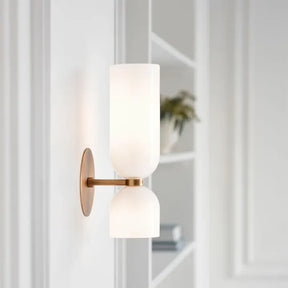 NordicTwin – Modern Double Head Wall Sconce with Soft LED Illumination