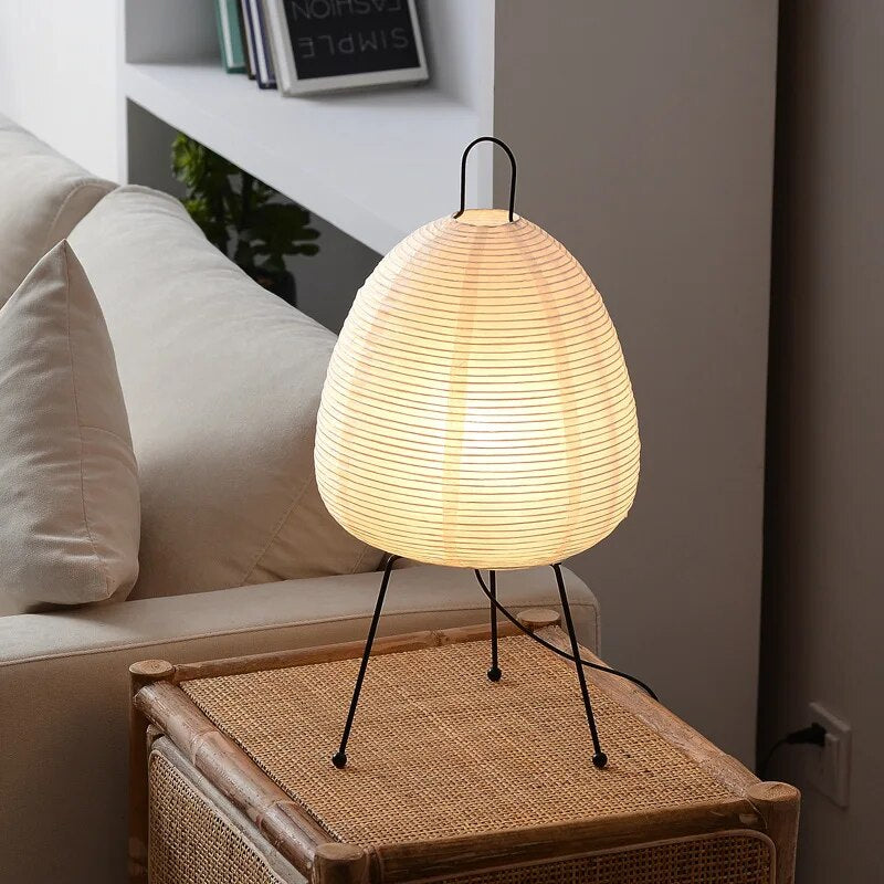 SereneGlow - Elegant LED Paper Lamp for Calming and Stylish Ambiance